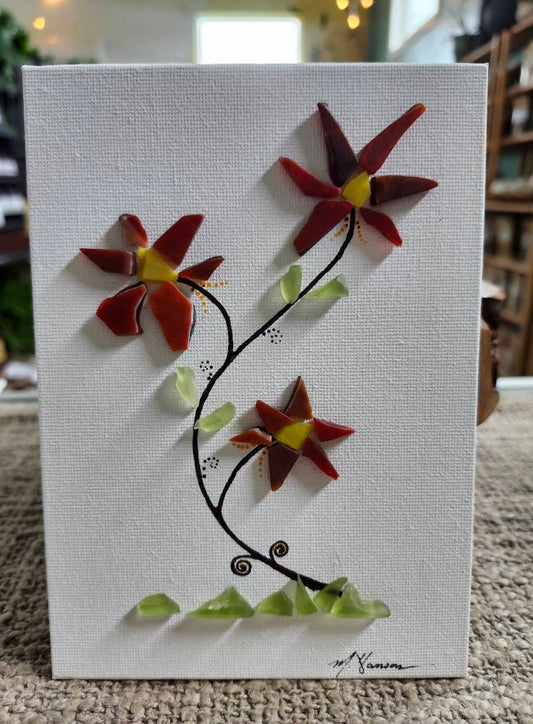 Mark Hanson's Sea Glass Flowers